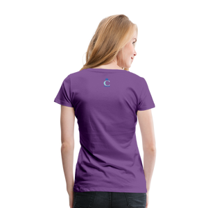DETERMINED Women’s Premium T-Shirt - purple