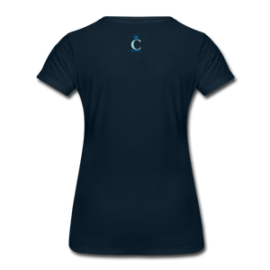 DETERMINED Women’s Premium T-Shirt - deep navy
