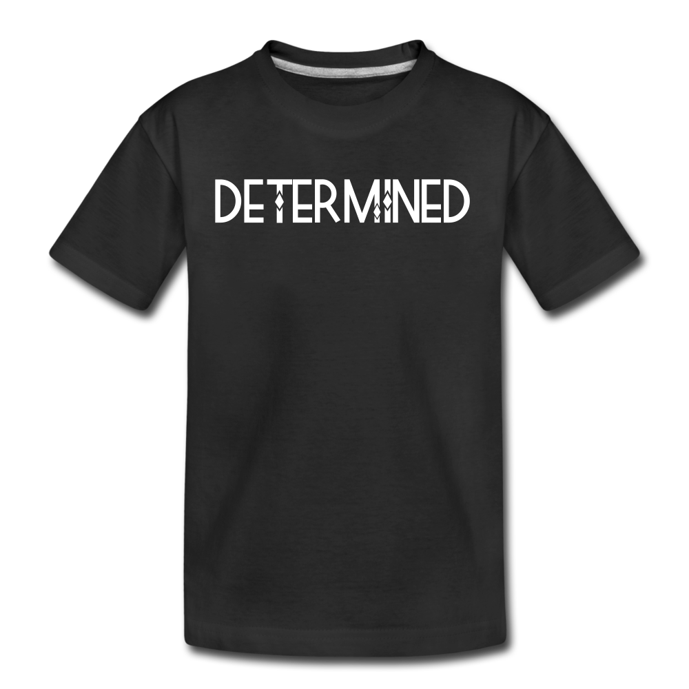 DETERMINED Kids' Premium T-Shirt - black