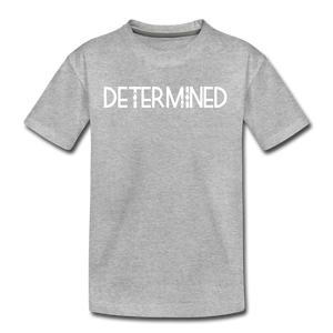 DETERMINED Kids' Premium T-Shirt - heather gray