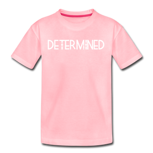 DETERMINED Kids' Premium T-Shirt - pink