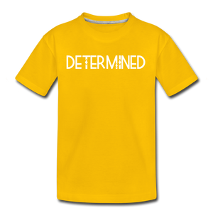 DETERMINED Kids' Premium T-Shirt - sun yellow