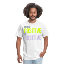 Load image into Gallery viewer, THINK POSITIVE Unisex Classic T-Shirt - white