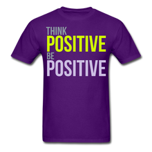 Load image into Gallery viewer, THINK POSITIVE Unisex Classic T-Shirt - purple