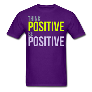 THINK POSITIVE Unisex Classic T-Shirt - purple