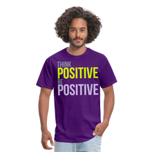 Load image into Gallery viewer, THINK POSITIVE Unisex Classic T-Shirt - purple