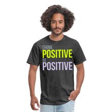 Load image into Gallery viewer, THINK POSITIVE Unisex Classic T-Shirt - heather black