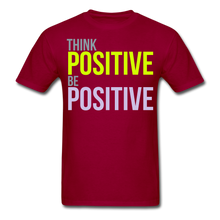 Load image into Gallery viewer, THINK POSITIVE Unisex Classic T-Shirt - dark red