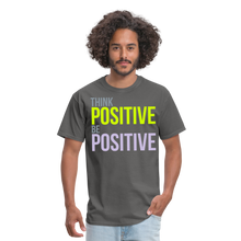 Load image into Gallery viewer, THINK POSITIVE Unisex Classic T-Shirt - charcoal