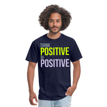 Load image into Gallery viewer, THINK POSITIVE Unisex Classic T-Shirt - navy