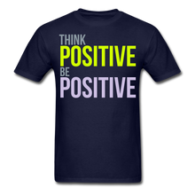 Load image into Gallery viewer, THINK POSITIVE Unisex Classic T-Shirt - navy