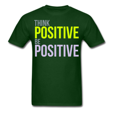 Load image into Gallery viewer, THINK POSITIVE Unisex Classic T-Shirt - forest green