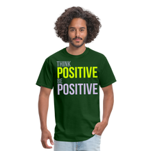 Load image into Gallery viewer, THINK POSITIVE Unisex Classic T-Shirt - forest green