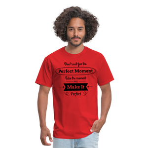 PERFECT MOMENT Unisex Classic T-Shirt - red
