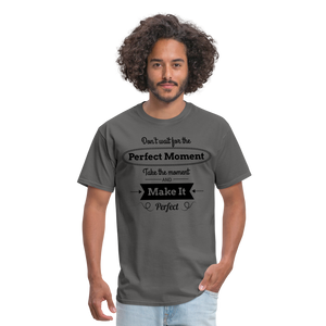 PERFECT MOMENT Unisex Classic T-Shirt - charcoal