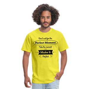PERFECT MOMENT Unisex Classic T-Shirt - yellow