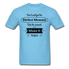 Load image into Gallery viewer, PERFECT MOMENT Unisex Classic T-Shirt - aquatic blue