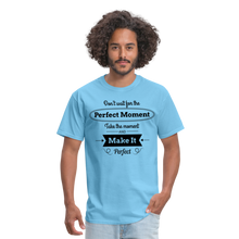 Load image into Gallery viewer, PERFECT MOMENT Unisex Classic T-Shirt - aquatic blue