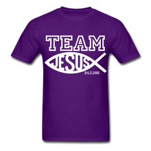 Load image into Gallery viewer, TEAM JESUS Unisex Classic T-Shirt - purple