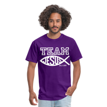 Load image into Gallery viewer, TEAM JESUS Unisex Classic T-Shirt - purple