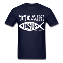Load image into Gallery viewer, TEAM JESUS Unisex Classic T-Shirt - navy