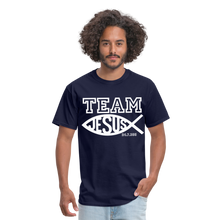 Load image into Gallery viewer, TEAM JESUS Unisex Classic T-Shirt - navy