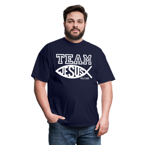TEAM JESUS Unisex Classic T-Shirt - navy