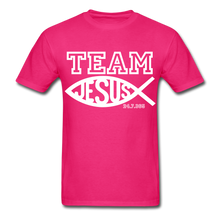 Load image into Gallery viewer, TEAM JESUS Unisex Classic T-Shirt - fuchsia