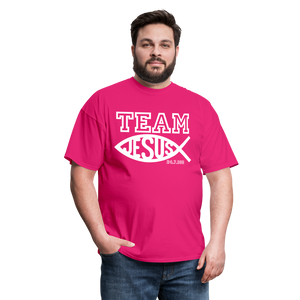 TEAM JESUS Unisex Classic T-Shirt - fuchsia