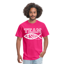 Load image into Gallery viewer, TEAM JESUS Unisex Classic T-Shirt - fuchsia