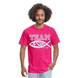 TEAM JESUS Unisex Classic T-Shirt - fuchsia