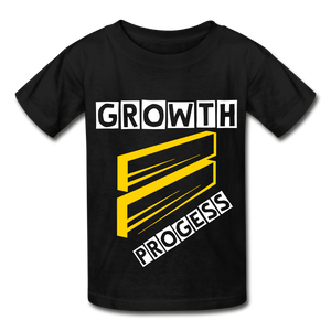 GROWTH = PROGRESS T-Shirt - black