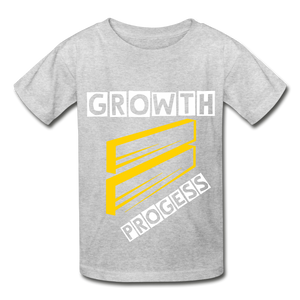 GROWTH = PROGRESS T-Shirt - heather gray