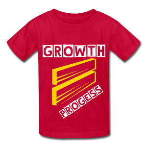 GROWTH = PROGRESS T-Shirt - red