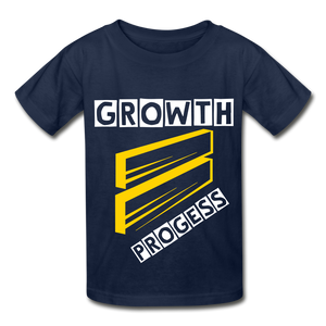 GROWTH = PROGRESS T-Shirt - navy