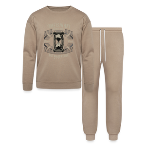 I C WORTH TIME Unisex Lounge Wear Set - tan