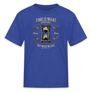 I C TIME Kids' T-Shirt - royal blue