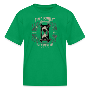 I C TIME Kids' T-Shirt - kelly green