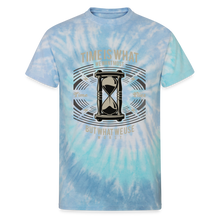 Load image into Gallery viewer, I C TIME Unisex Tie Dye T-Shirt - blue lagoon