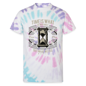 I C TIME Unisex Tie Dye T-Shirt - Pastel Spiral