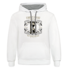 Load image into Gallery viewer, I C TIME Hoodie - white/gray