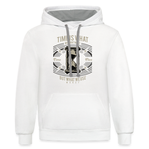 I C TIME Hoodie - white/gray