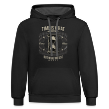 Load image into Gallery viewer, I C TIME Hoodie - black/asphalt