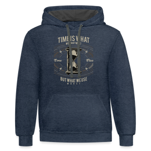 I C TIME Hoodie - indigo heather/asphalt