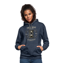 Load image into Gallery viewer, I C TIME Hoodie - indigo heather/asphalt