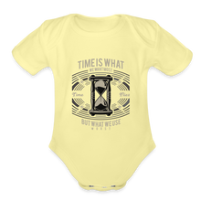 Load image into Gallery viewer, I C TIME Organic Short Sleeve Baby Bodysuit - washed yellow