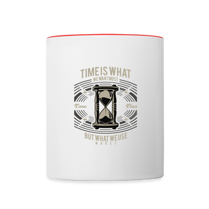 I C TIME Coffee Mug - white/red