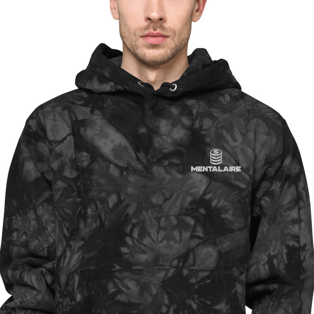 MENTALAIRE Unisex Champion tie-dye hoodie