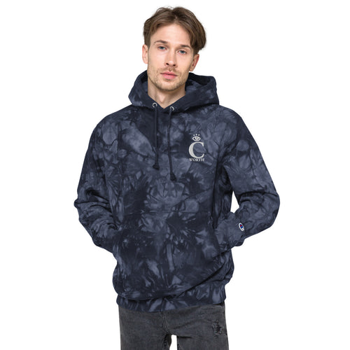 I C WORTH Unisex Champion tie-dye hoodie