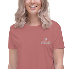 Load image into Gallery viewer, Cornelius Wortham Flowy Crop Tee
